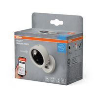 OFERTA - OSRAM Wifi SMART+ Cámara de vigilancia inteligente para interiores, para montar en la pared, color blanco + enchufe inteligente gratis