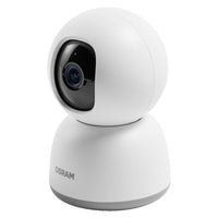 OFERTA - OSRAM Wifi SMART+ Cámara de vigilancia inteligente para interiores, blanca + enchufe inteligente gratis