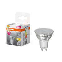 OSRAM Dimmbare PAR16 LED Reflektorlampe Warmweiß (2700K) hoher Farbwiedergabeindex mit CRI90, Ersatz für herkömmliche 50W Spots GU10