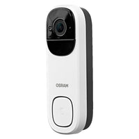 OFERTA - OSRAM Wifi SMART+ Timbre inteligente con cámara para exteriores, blanco + enchufe inteligente gratis