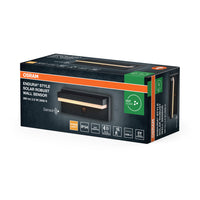 ENDURA STYLE SOLAR+USB ROBUST SENSOR Wall  IP54 USB Dark Grey