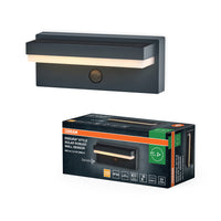 ENDURA STYLE SOLAR+USB ROBUST SENSOR Wall  IP54 USB Dark Grey