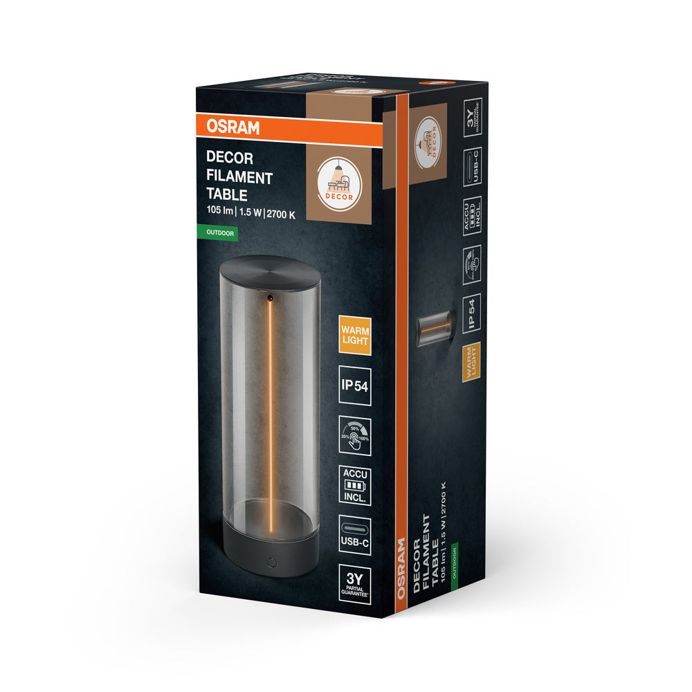 ENDURA STYLE DECOR FILAMENT Table USB IP54