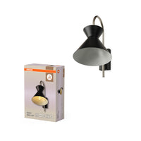 Aplique de pared OSRAM DECOR Waist E27 negro