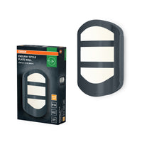ENDURA STYLE PLATE Wall 12.5W Dark Grey