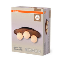 Lámpara de techo OSRAM DECOR Acacia Nest 1xG9 Marrón