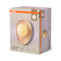 Aplique de pared OSRAM DECOR Wood Nest 1xG9 marrón