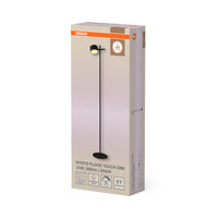 Lámpara de pie OSRAM DECOR Kyoto 12W 930 TOUCH DIM Negra