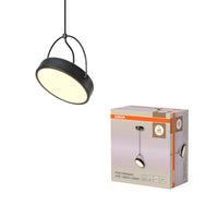 Lámpara colgante OSRAM DECOR Puck de 12 W, color negro