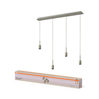 Lámpara colgante OSRAM DECOR Needle Lineal Beige 4xE27