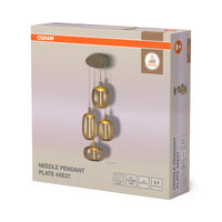 Lámpara colgante de aguja OSRAM DECOR Beige 4xE27