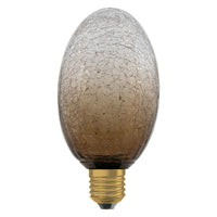 Lámpara LED OSRAM DECOR Krackelglas larga marrón