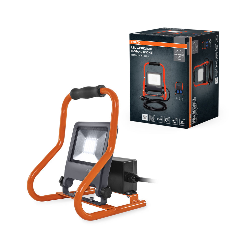 OSRAM WORKLIGHTS R-STAND Luz de construcción Multi-socket (GEN 2) 30W, 2700lm, 4000K