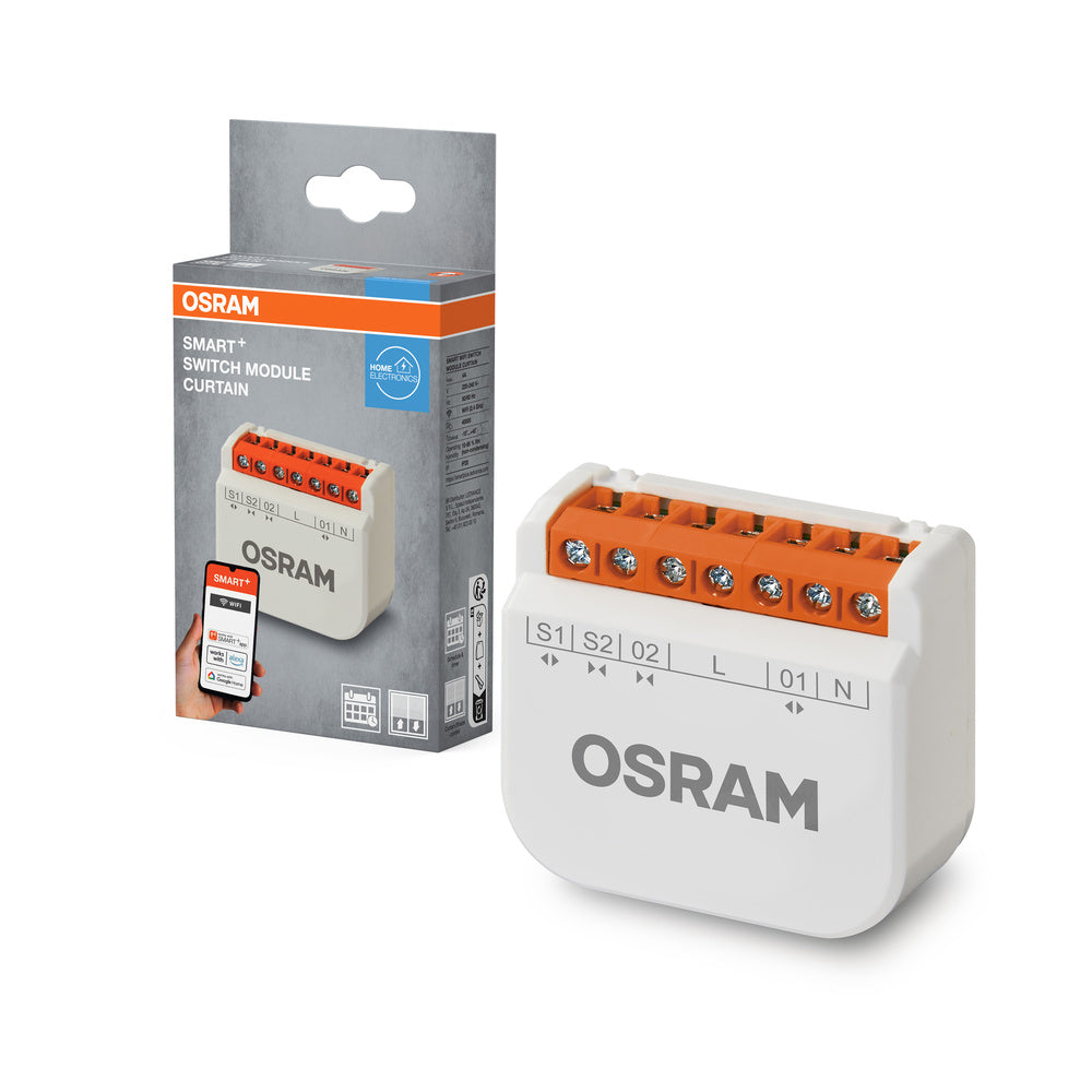 SMART+ WIFI SWITCH MODULE CURTAIN White