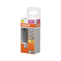 Lámpara LED OSRAM LED Retrofit CLASSIC B 4W 827 Clear B22d, 470 lm, 2700 K, blanco cálido
