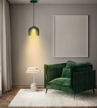 Lámpara colgante OSRAM DECOR Corolle E27 Verde