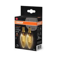 OSRAM Vintage 1906 Lámpara LED CLASSIC A,B,P SLIM FILAMENT regulable 3,4 W 822 Oro E14