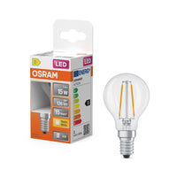 OSRAM LED Retrofit Classic P 1W 827 transparente E14