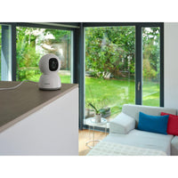 OFERTA - OSRAM Wifi SMART+ Cámara de vigilancia inteligente para interiores, blanca + enchufe inteligente gratis