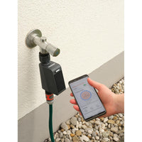 OSRAM SMART+ Wifi smarte Bewässerungssteuerung, Wasserzähler, Solar, Dunkelgrau