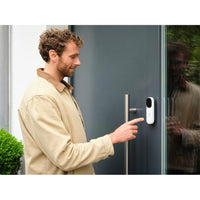 OFERTA - OSRAM Wifi SMART+ Timbre inteligente con cámara para exteriores, blanco + enchufe inteligente gratis
