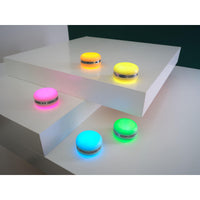 Altavoz OSRAM Bluetooth SMART+ Macaron con control de movimiento y luz LED RGB, amarillo
