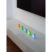Altavoz OSRAM Bluetooth SMART+ Macaron con control de movimiento y luz LED RGB, amarillo