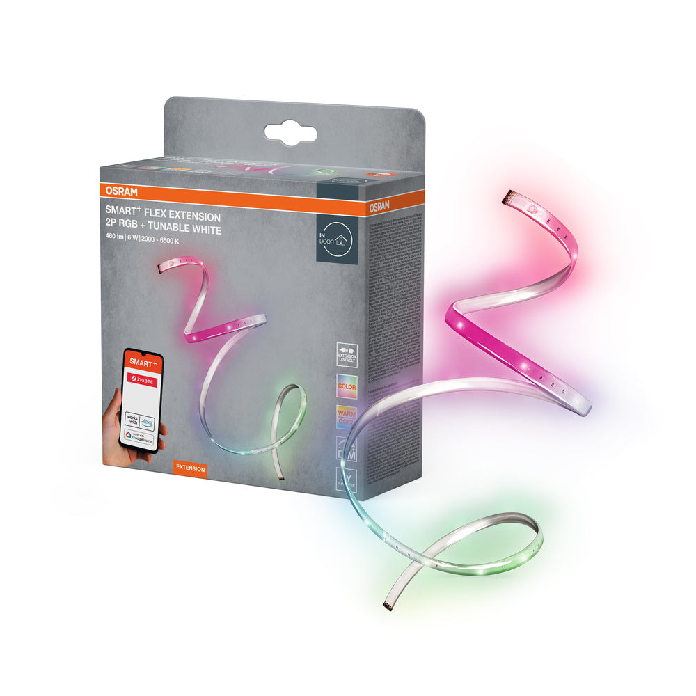 OSRAM Smart+ LED Streifen Erweiterung, ZigBee,  (2000K - 6500K), Farbsteuerung, Länge 2x60cm,  Erweiterungsset
