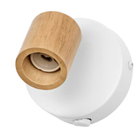 Aplique de pared OSRAM LED Spot Brick 1xGU10 blanco y madera