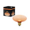 Lámpara LED OSRAM DECOR, vidrio craquelado, aplanado, naranja