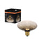 Lámpara LED OSRAM DECOR, vidrio craquelado, aplanado, marrón