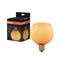 Lámpara LED OSRAM DECOR esfera de cristal coloreada naranja