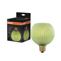 Lámpara LED OSRAM DECOR esfera de cristal coloreada verde