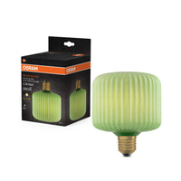 Lámpara LED OSRAM DECOR de cristal coloreado cuadrada verde