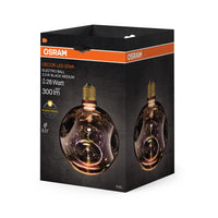 Lámpara LED OSRAM DECOR, cristal eléctrico, mediana, negra