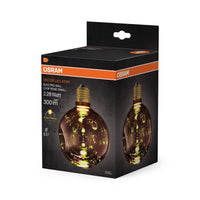 Lámpara LED OSRAM DECOR eléctrica de cristal pequeña rosa