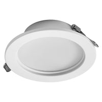 Foco empotrable LED OSRAM para baño IP44 Slim 120 mm 8W Metal Blanco ⌀95 mm