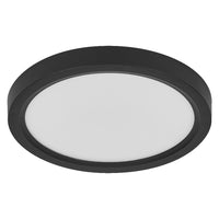 Lámpara de techo redonda OSRAM Orbis Quickfix de 245 mm y 20 W con atenuación por clic, color negro