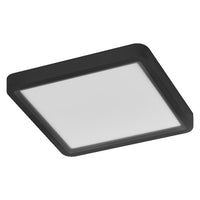 Lámpara de techo cuadrada OSRAM Orbis Quickfix 195x195 mm 16W Click-Dim Negra