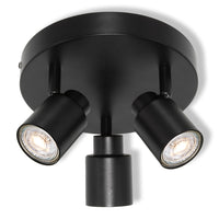 Foco LED OSRAM PRIMAL de 3 puntos, luz, 3xGU10, negro