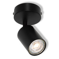 Foco LED OSRAM ELEMENTAL Negro, redondo, 1xGU10, negro, 14 x 8 cm