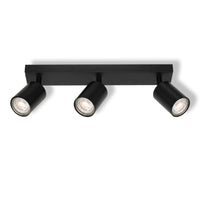 Foco LED de 3 puntos OSRAM ELEMENTAL Negro, Luz, 3xGU10, Negro, 37 x 13,8 x 6 cm