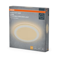 OSRAM LED Downlight Foco empotrable lateral-principal 225 mm 24W Blanco ⌀85…195 mm