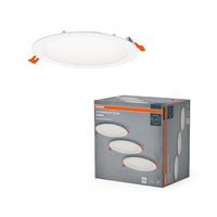 OSRAM LED Spot and Downlight Recess Slim Einbaustrahler Set 225 mm 22W Weiß ⌀200 mm