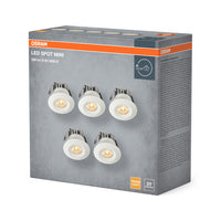 Foco empotrable OSRAM LED Mini Spot Set 6W 120° Blanco ⌀30 mm