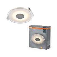 Foco empotrable LED OSRAM de acrílico esmerilado, 6 W, blanco, 100 mm de diámetro