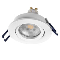 OSRAM LED Spot Recess Einbaustrahler Set GU10 IP65 4.5W Chrom ⌀68 mm