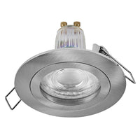Conjunto de focos empotrables OSRAM LED Spot Recess GU10 Click 4,5 W Níquel satinado ⌀60 mm