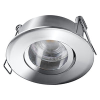 Foco empotrable LED OSRAM para baño GU10 IP65 4,5 W Cromo ⌀68 mm