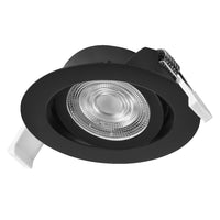Conjunto de focos empotrables OSRAM LED Spot Recess Simple DIM 4,9 W 40° Negro ⌀75 mm